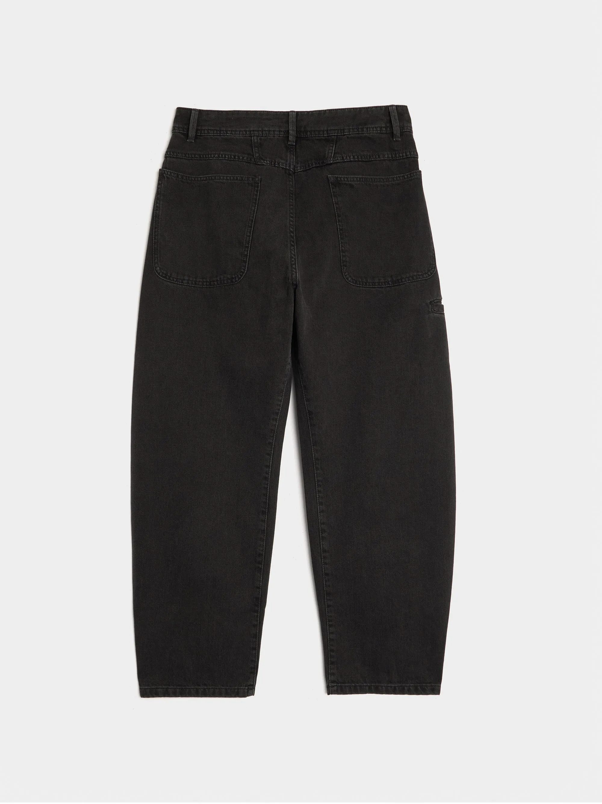 Twisted Workwear Pants, Denim Soft Bleached BLK