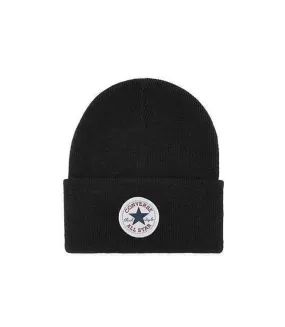 Unisex adult chuck embroidered patch beanie black Converse