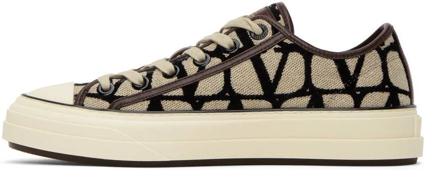 Valentino Garavani Beige Iconographe Sneakers