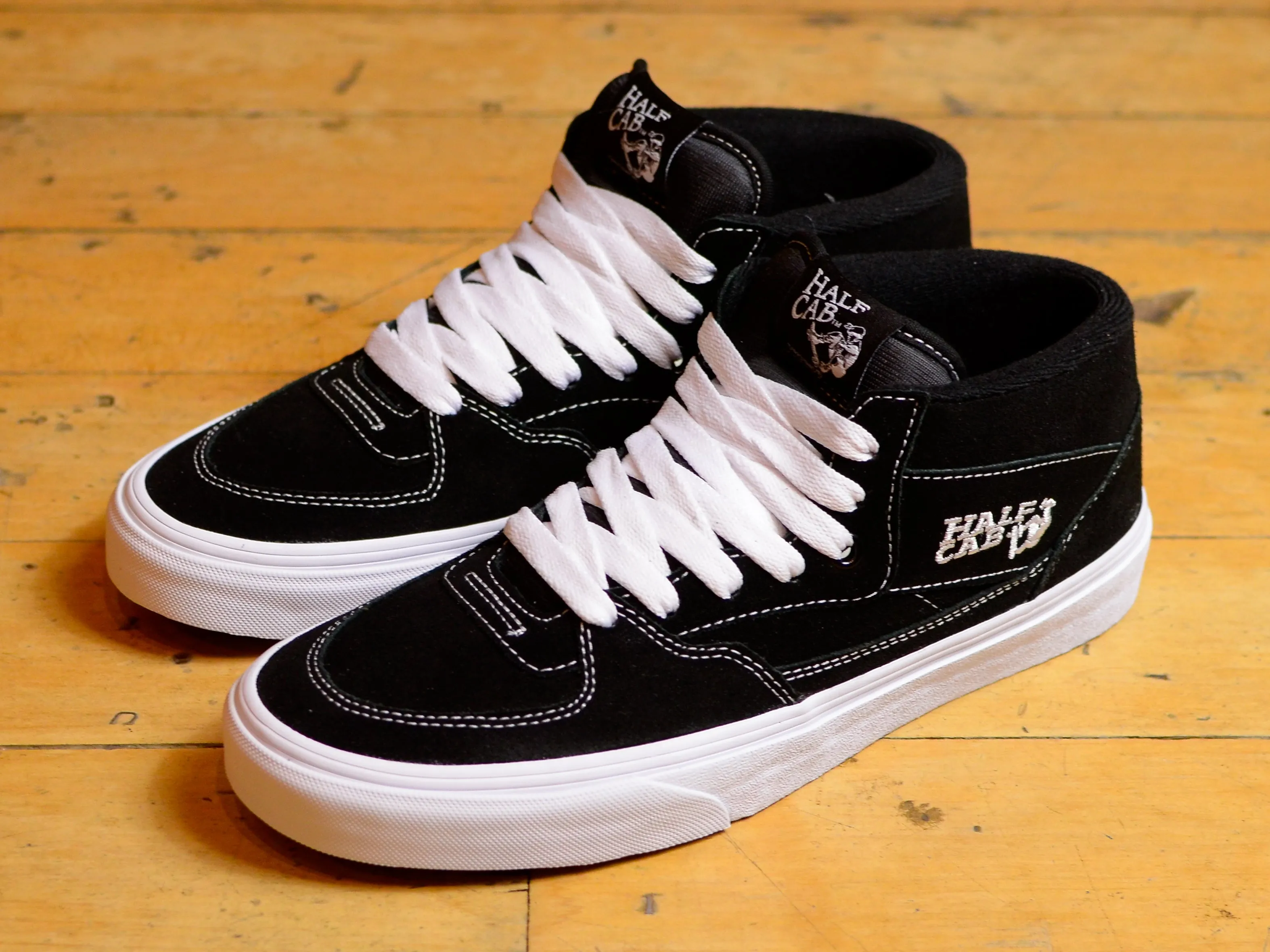 Vans Half Cab Black - Black / White