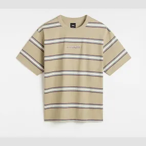 Vans MESA STRIPE T-SHIRT (ELM) MEN BEIGE