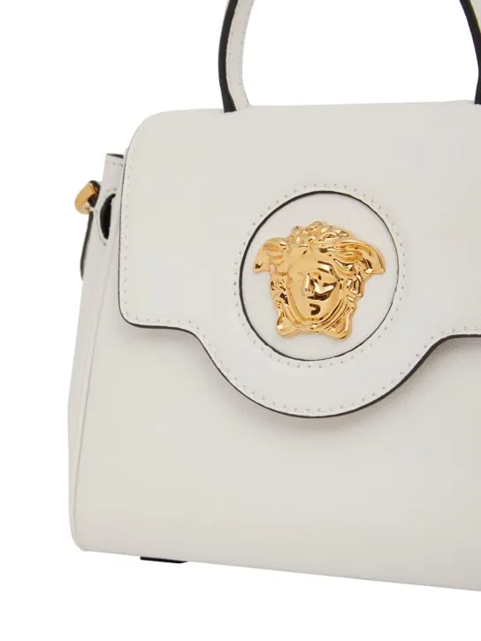 Versace   Small Medusa leather top handle bag 