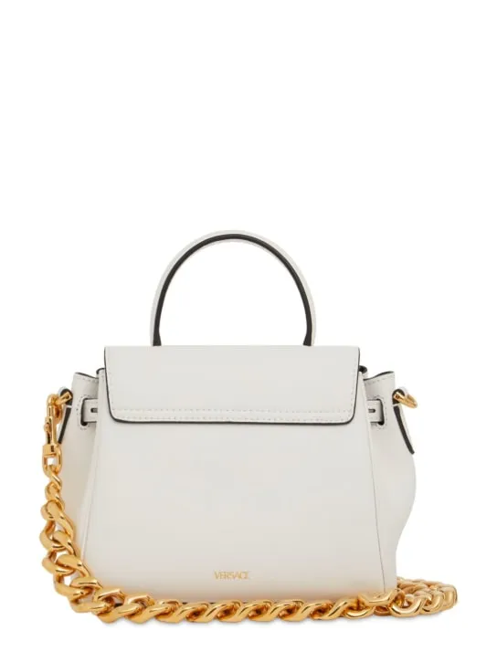 Versace   Small Medusa leather top handle bag 