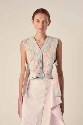 Vest with Side Straps - Floral