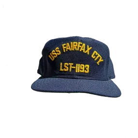 Vintage USS Fairfax County U.S. Navy Hat