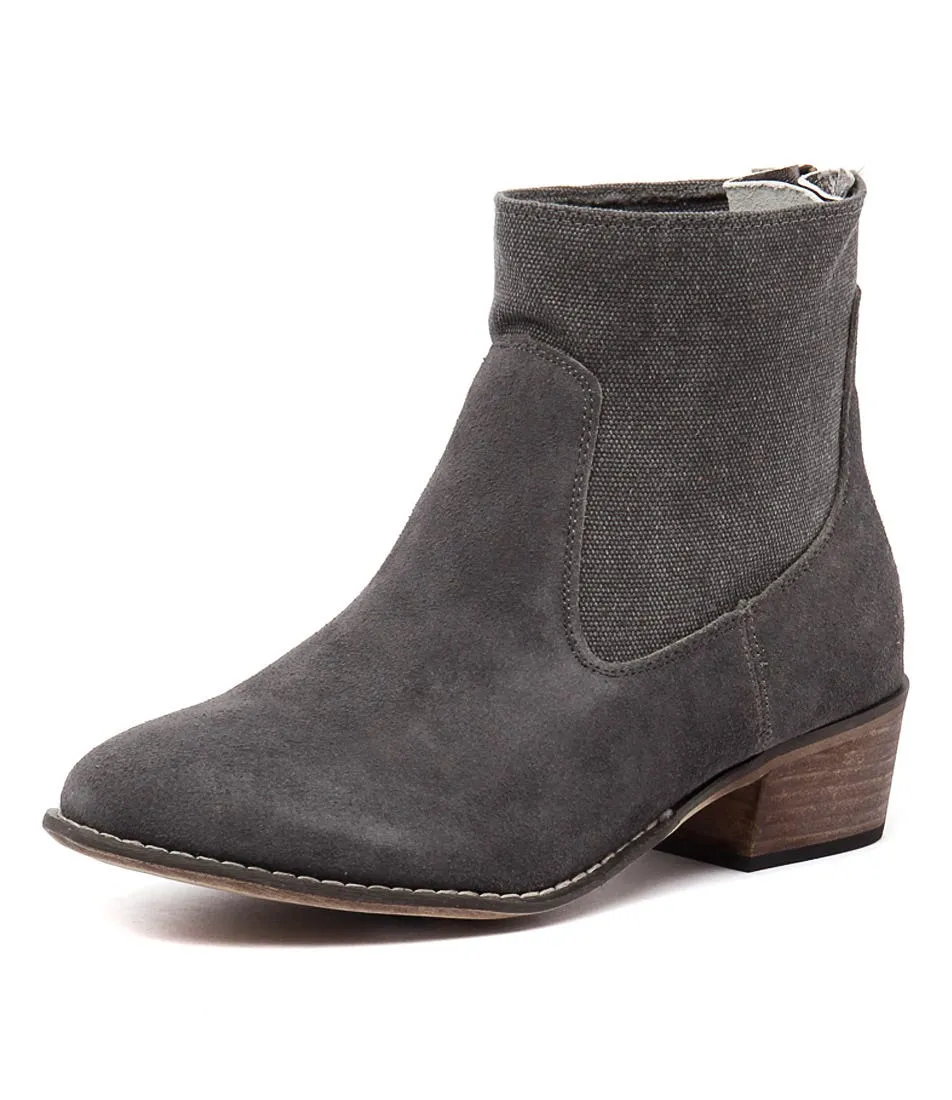 WALNUT Smith Boot Light Grey Suede