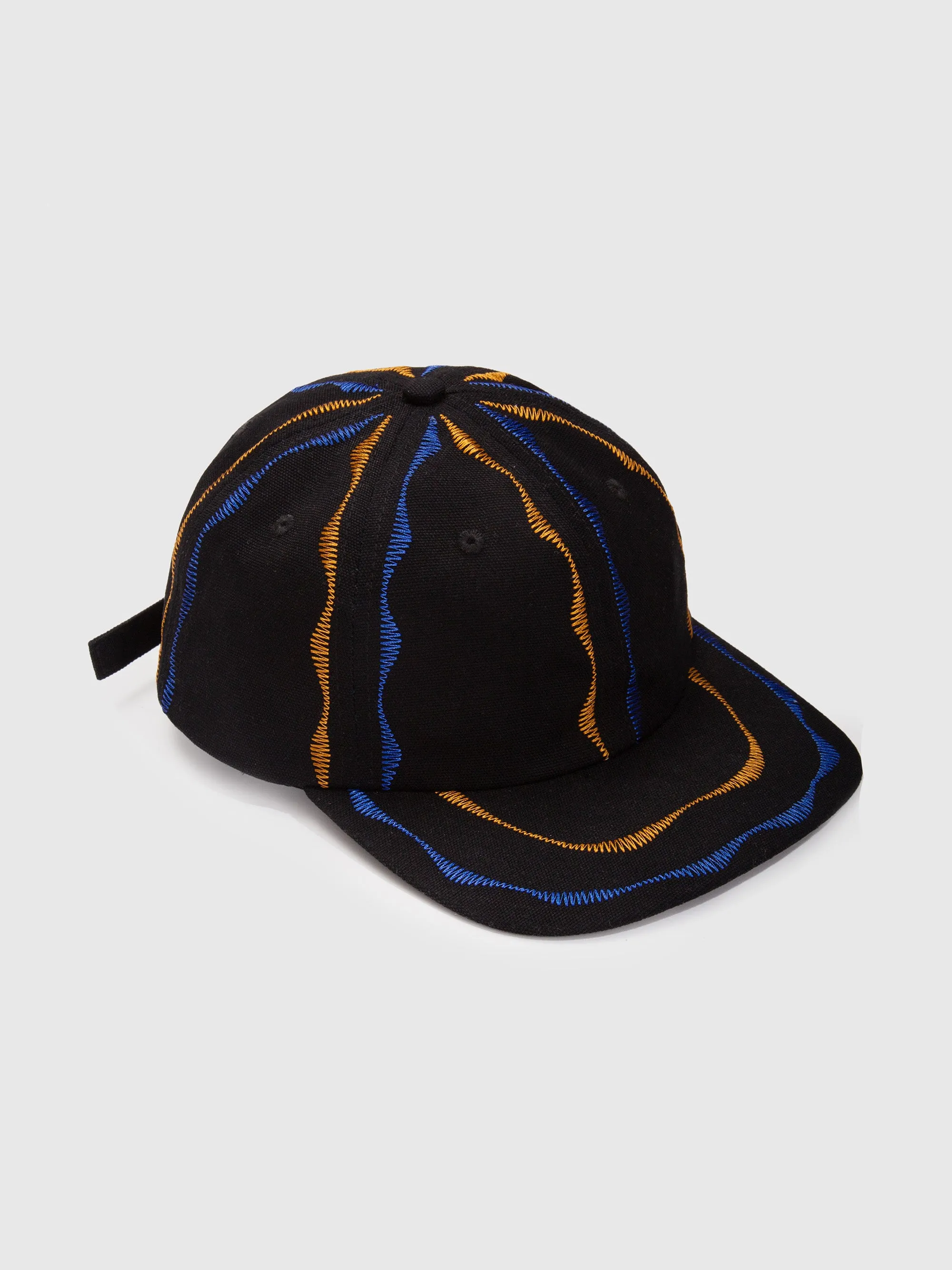 Welder's Stitch Pinwheel Hat Black