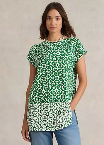 White Stuff Carrie Green Tunic | Grattan