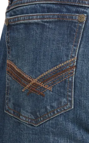 Wrangler 20X Men's Barksdale 42 Medium Wash Vintage Boot Cut Jeans - Big & Tall Sizes