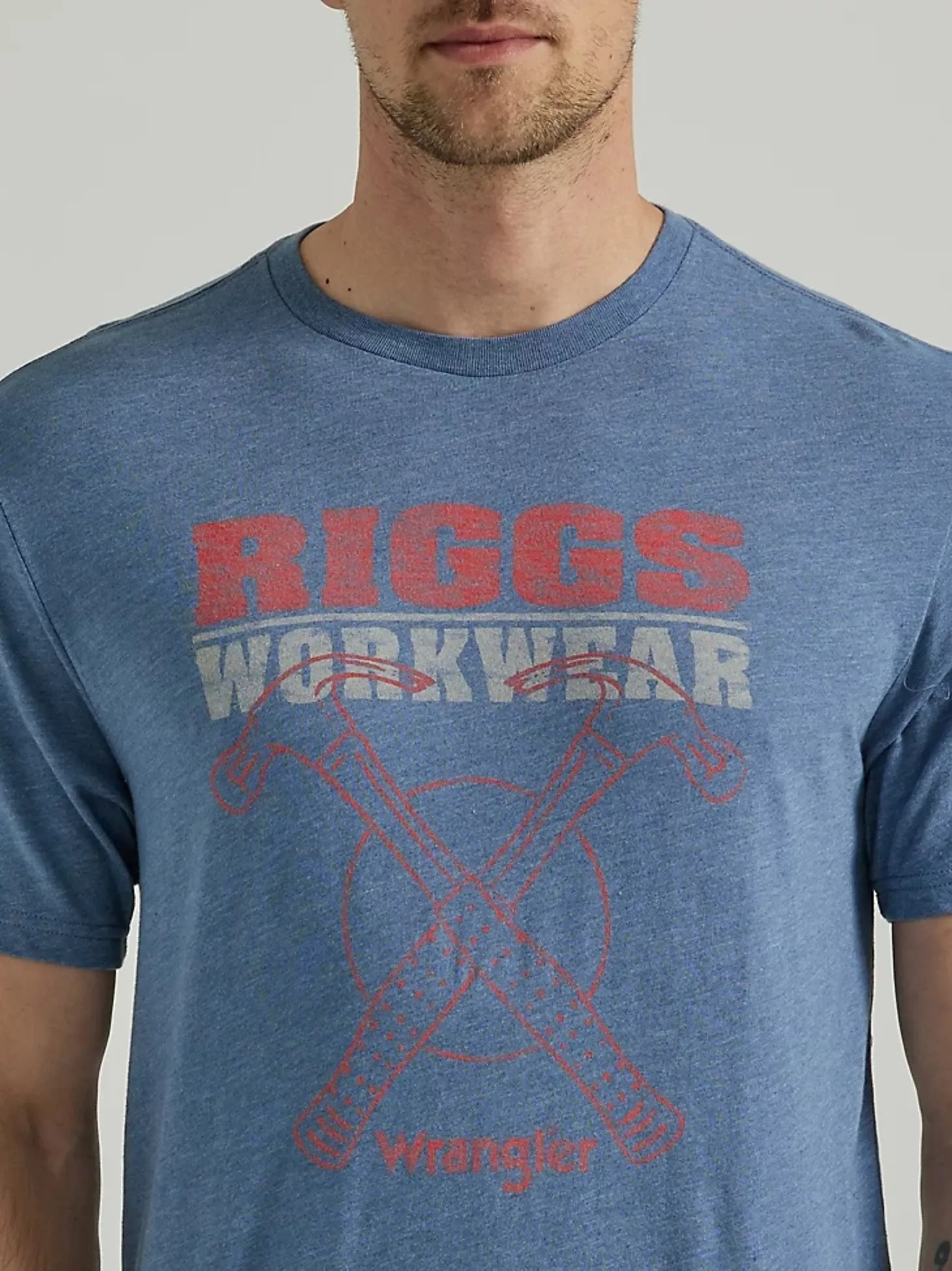 Wrangler Men's Riggs Workwear Relaxed Front Graphic T-Shirt 